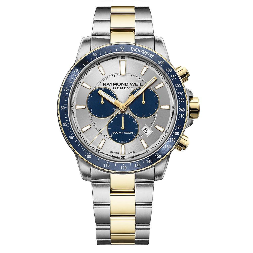 Raymond weil two discount tone mens watch